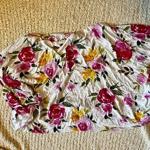 Posh Peanut Floral Crib Sheet
